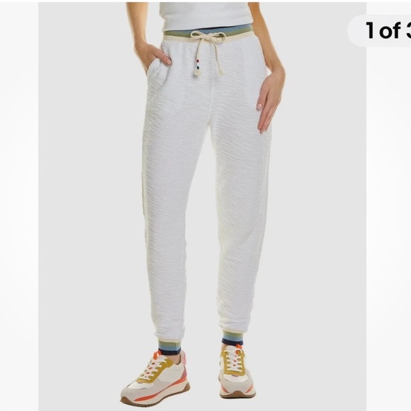 Sol Angeles Pants - Sol Angeles White Terry cloth joggers size medium